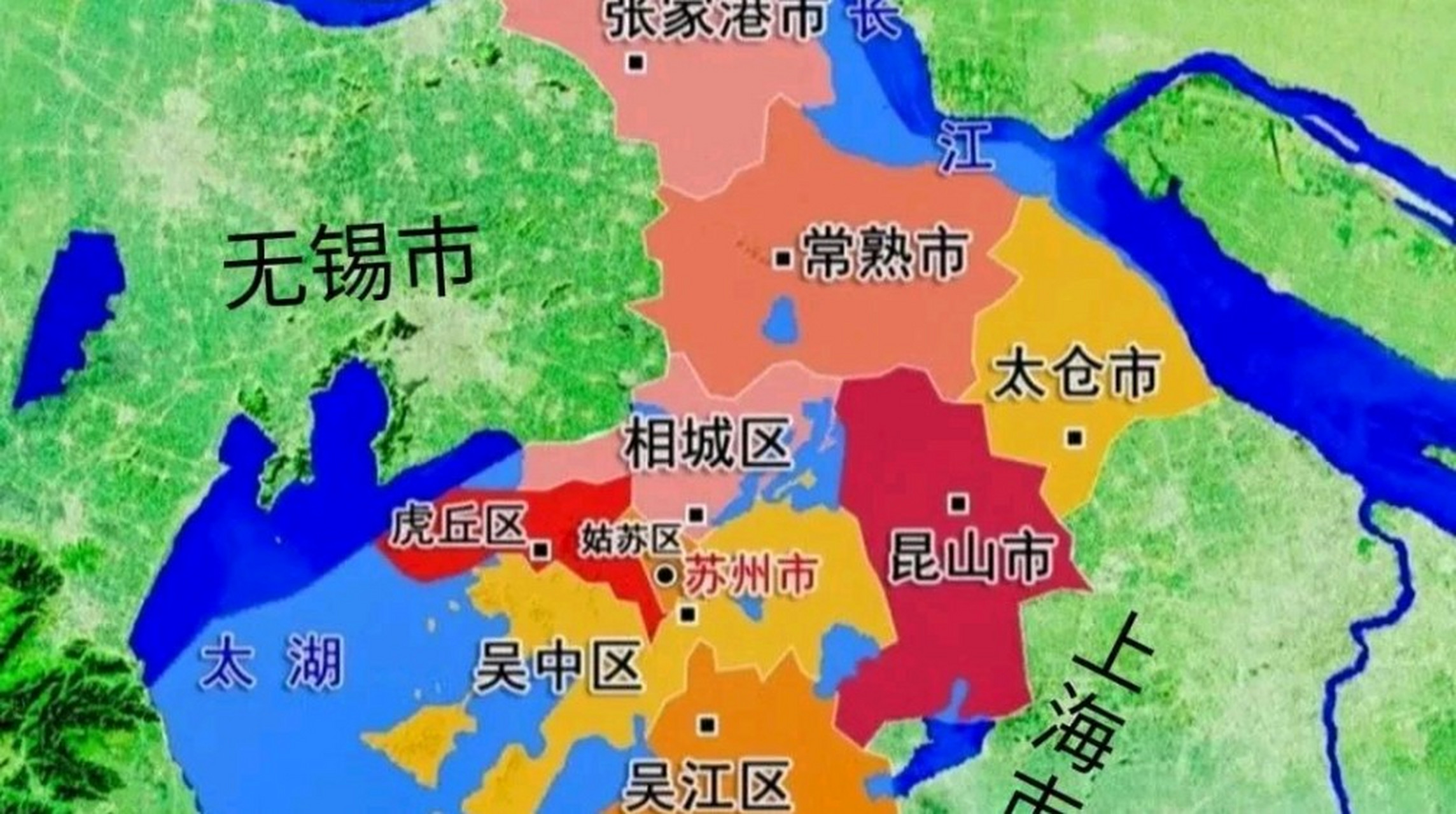 苏州和无锡计划将升级为特大城市.