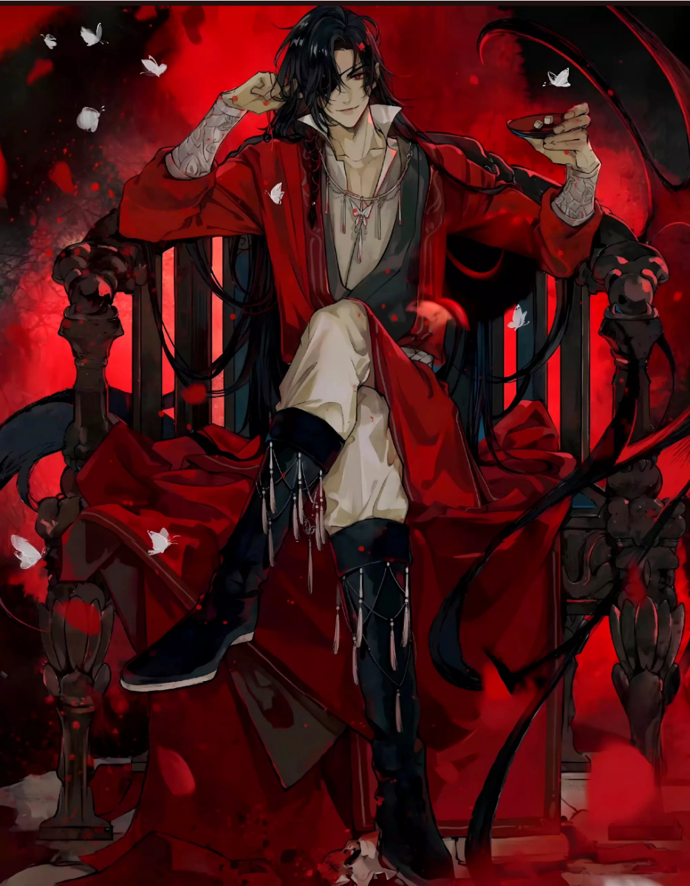 花城主绝美手办暴击,怜怜看了都要被勾引走哈哈哈哈#花城谢怜