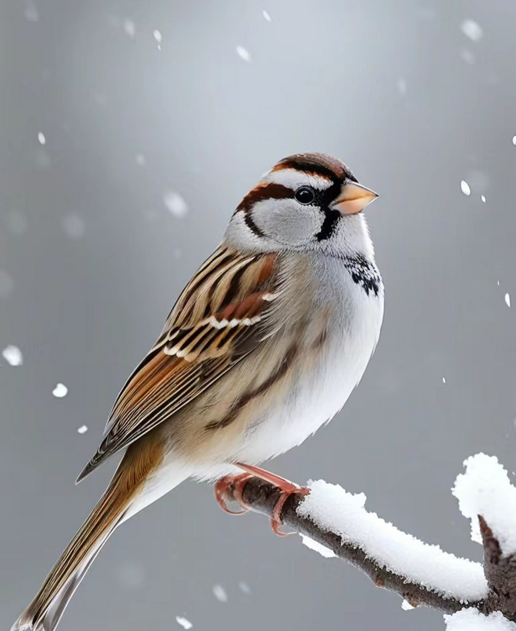 雪地里的麻雀#评论区大神选拔赛