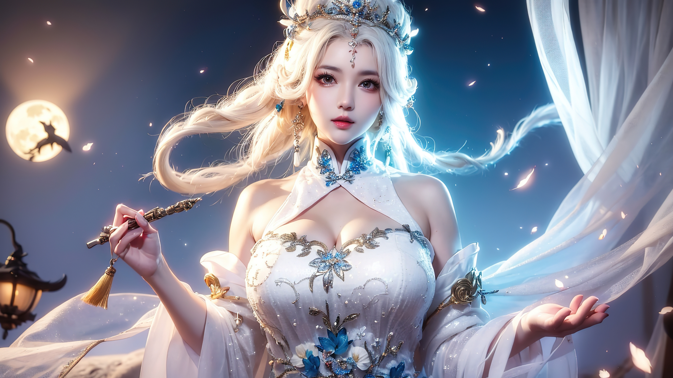 ai绘画月之女神