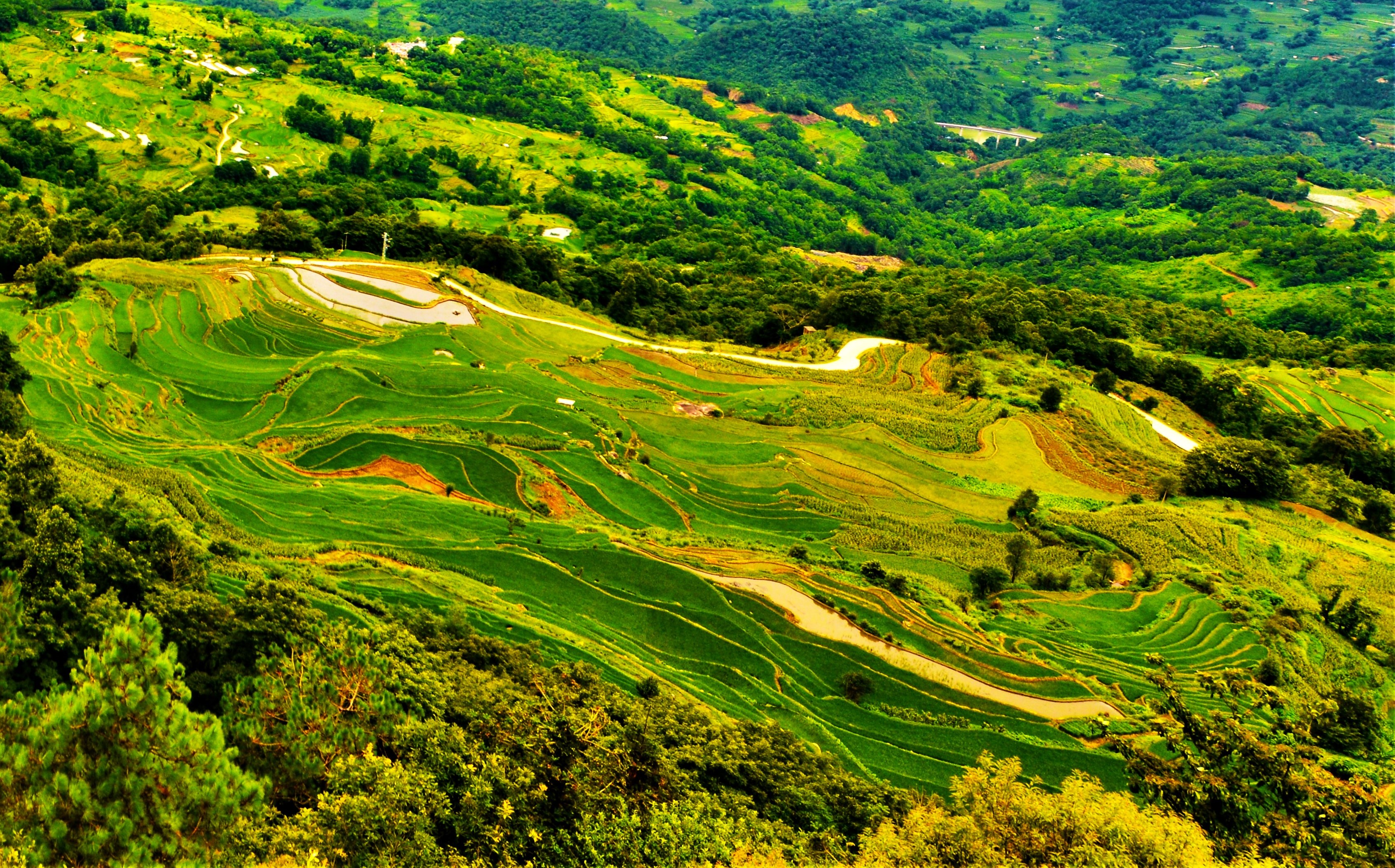 中国最危险的"天空之城" 绿春