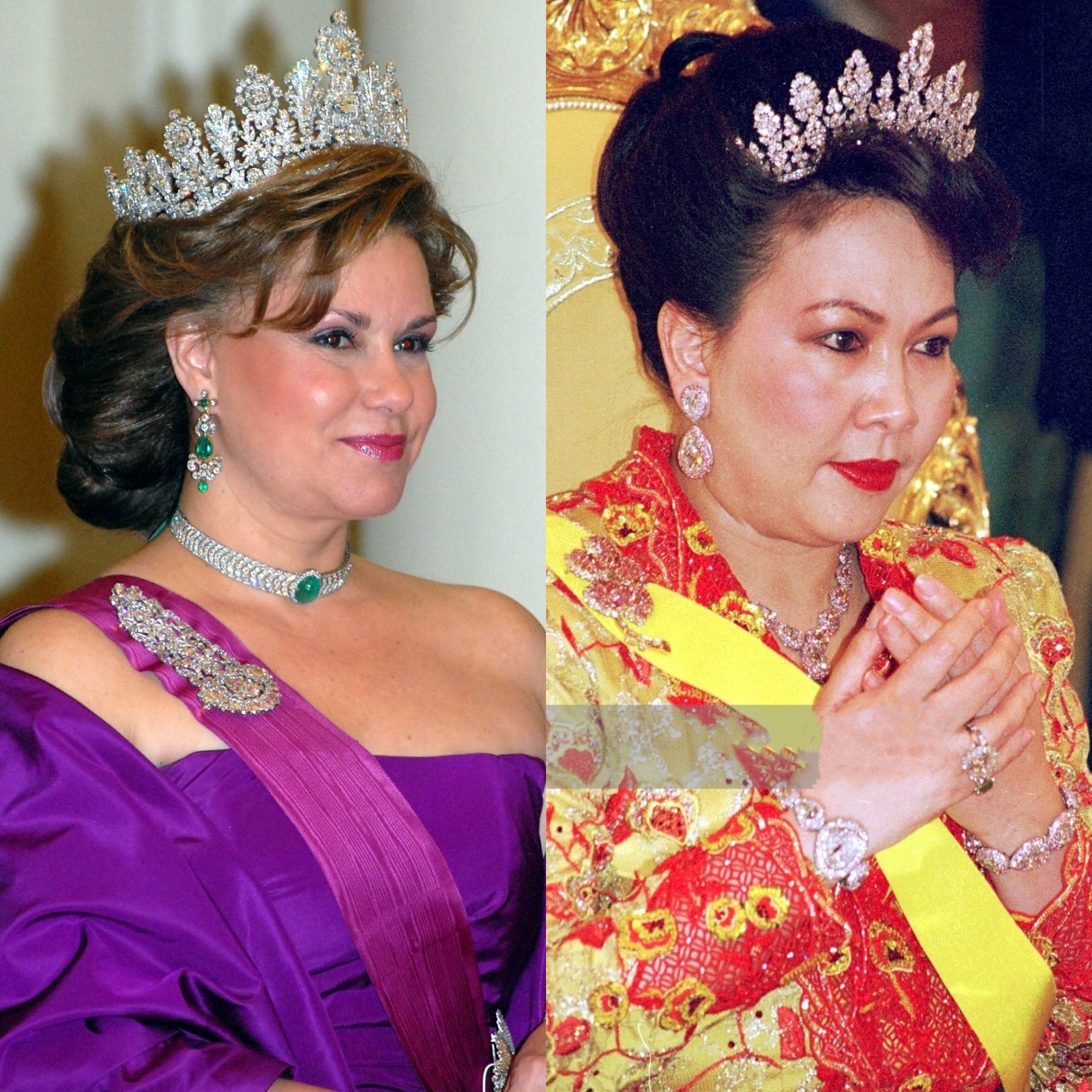 文莱王室的王冠比大多数欧洲王室的都奢华,但为啥戴着就不高级?