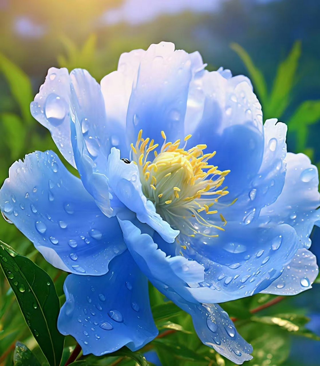 雨中唯美仙花,真美,令人陶醉了!