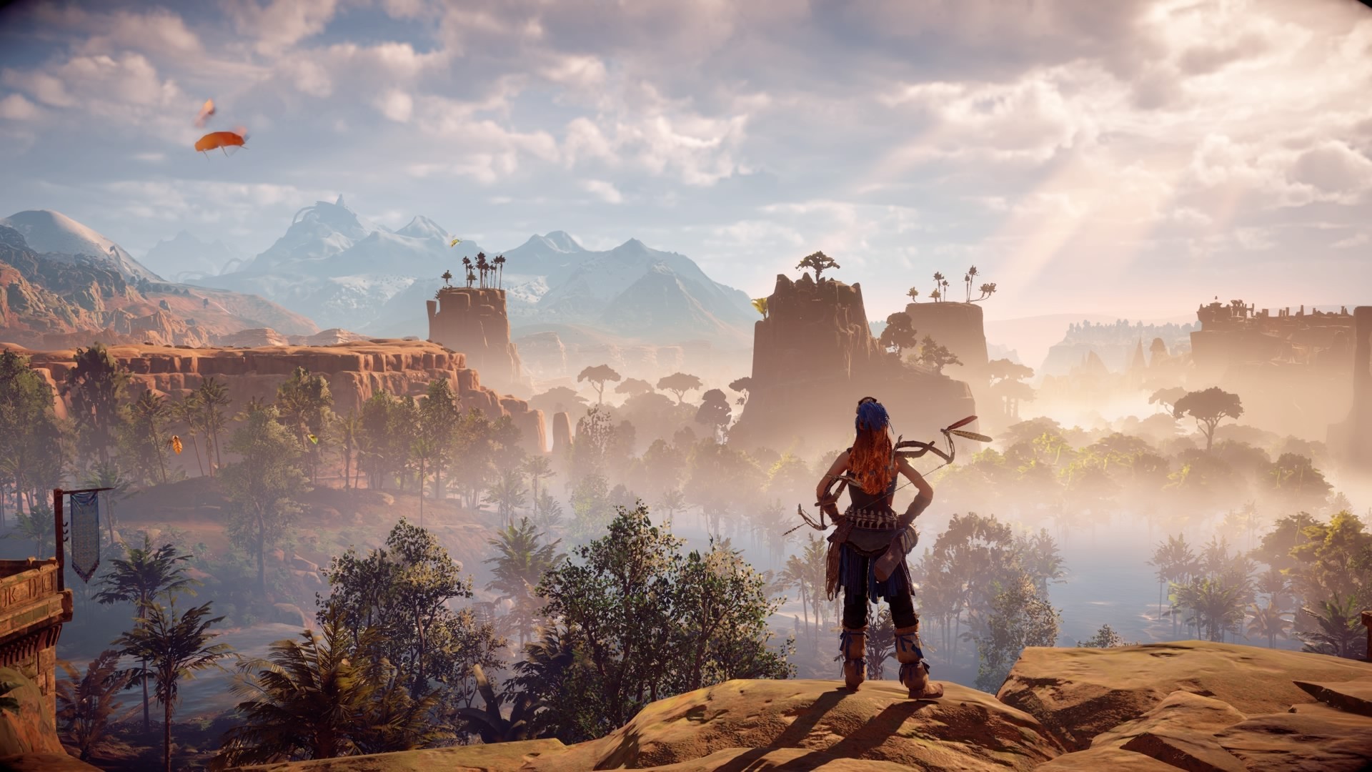 《地平线:零之曙光》游戏中美丽景色瞬间,你喜欢吗