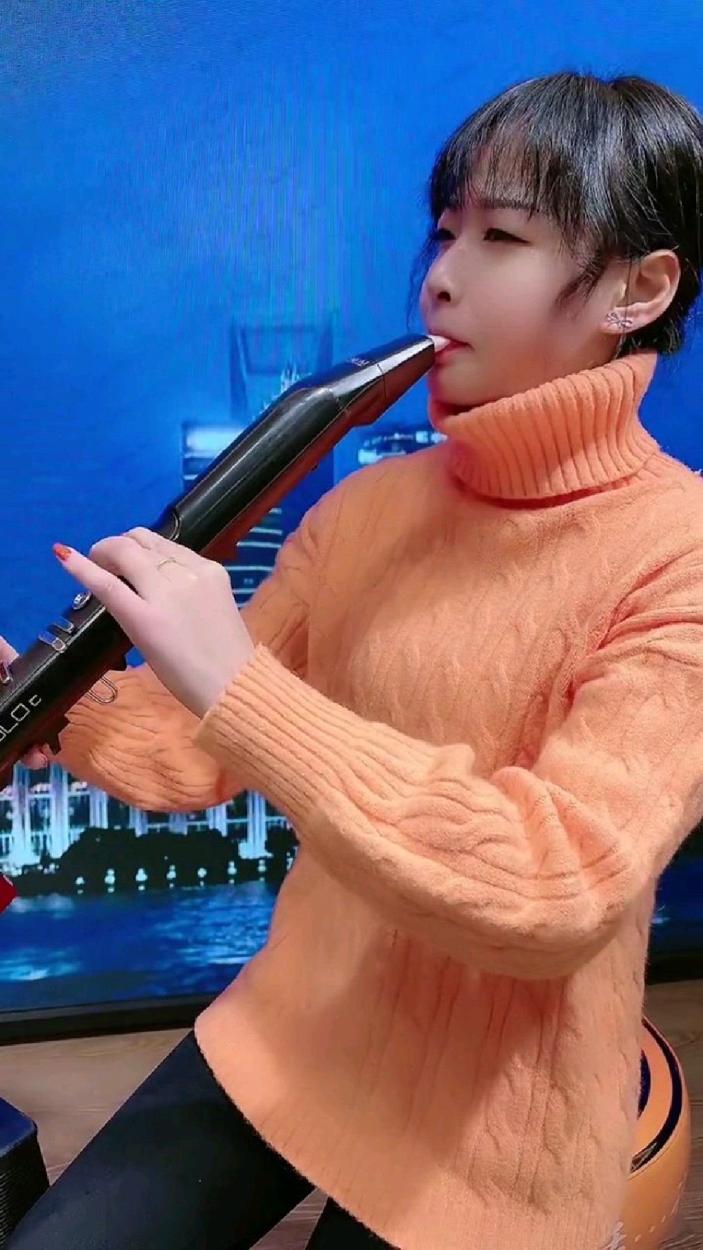 电吹管演奏为爱流下伤心泪好听