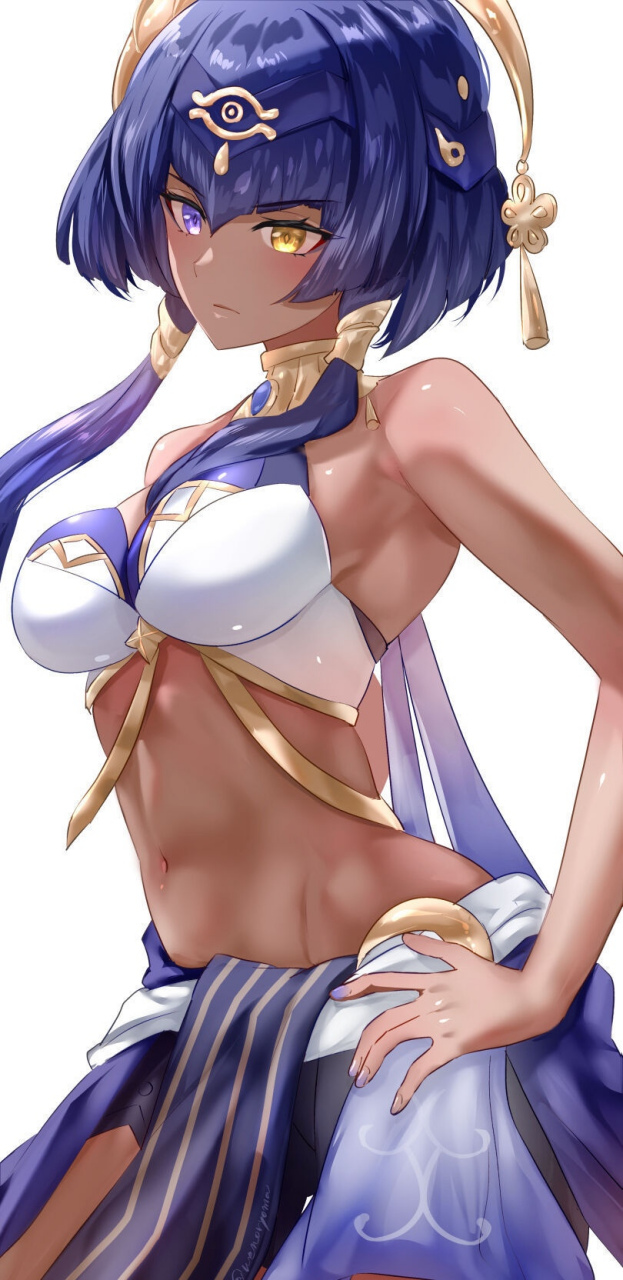 应该没人不喜欢异瞳黑皮少女吧