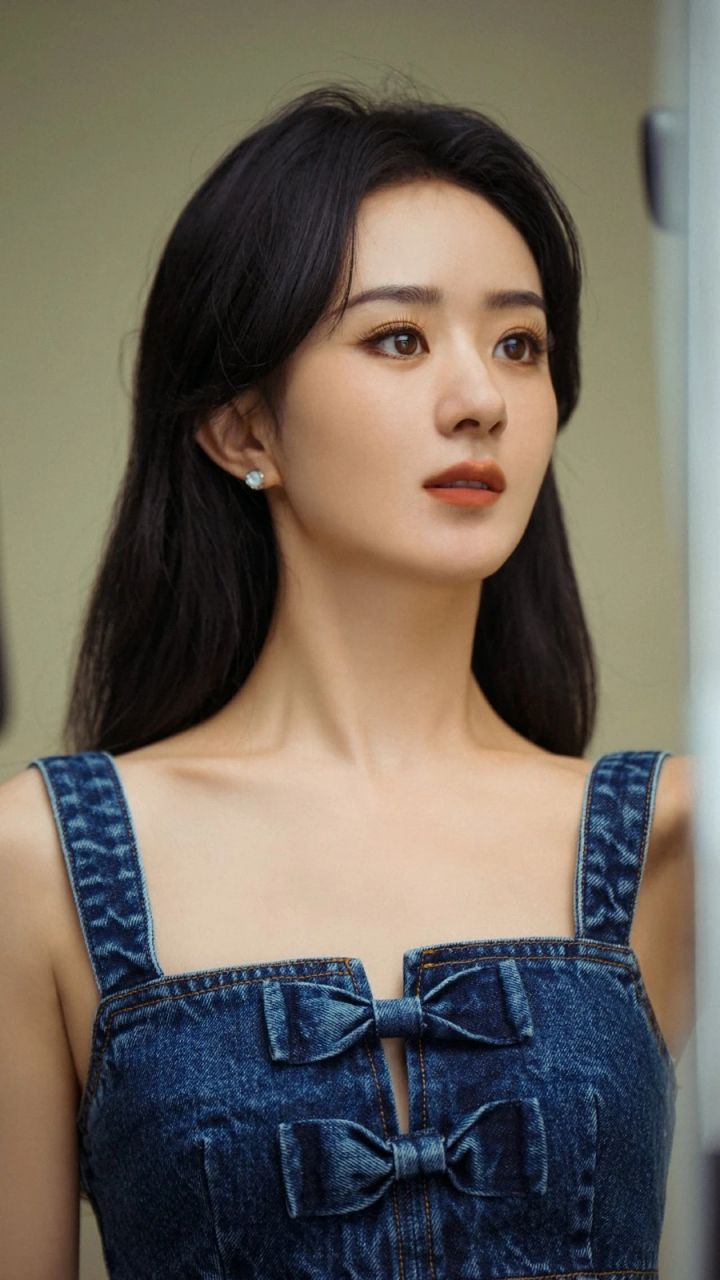 赵丽颖长发双眼皮灵动大眼睛,但就是喜欢不起来,是她演技差,还是太用