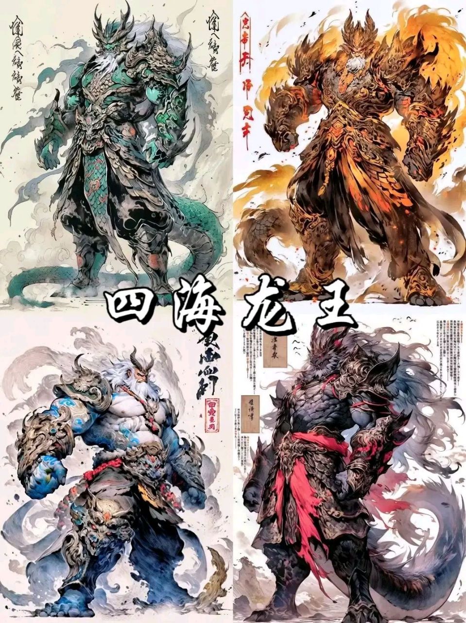 东海:渤海,位于中国东方,是四海龙王之首,也是所有水族龙王之首