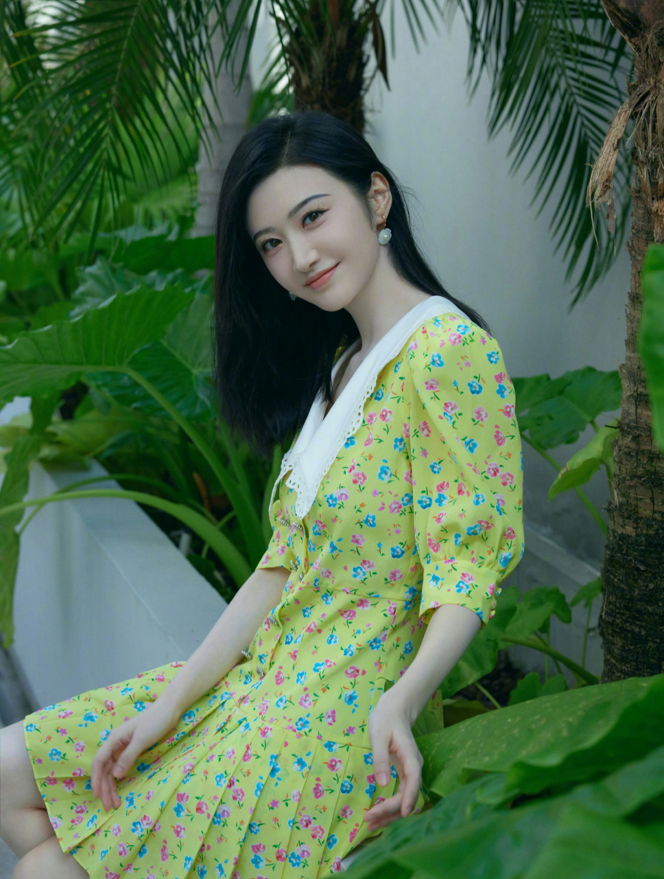 景甜秋日写真,好美!