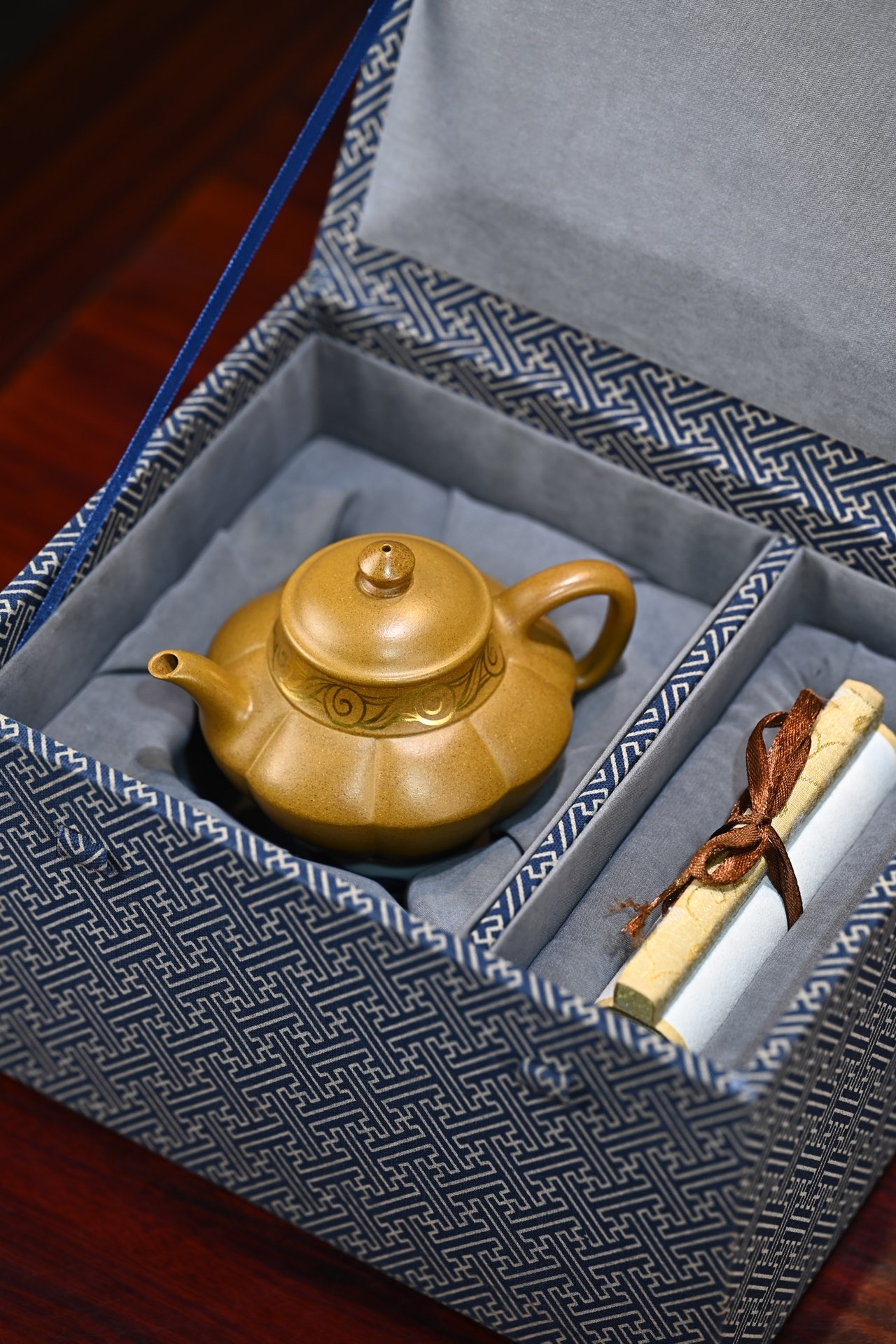 宜兴紫砂壶马吉全手工忆古原矿黄金段210cc