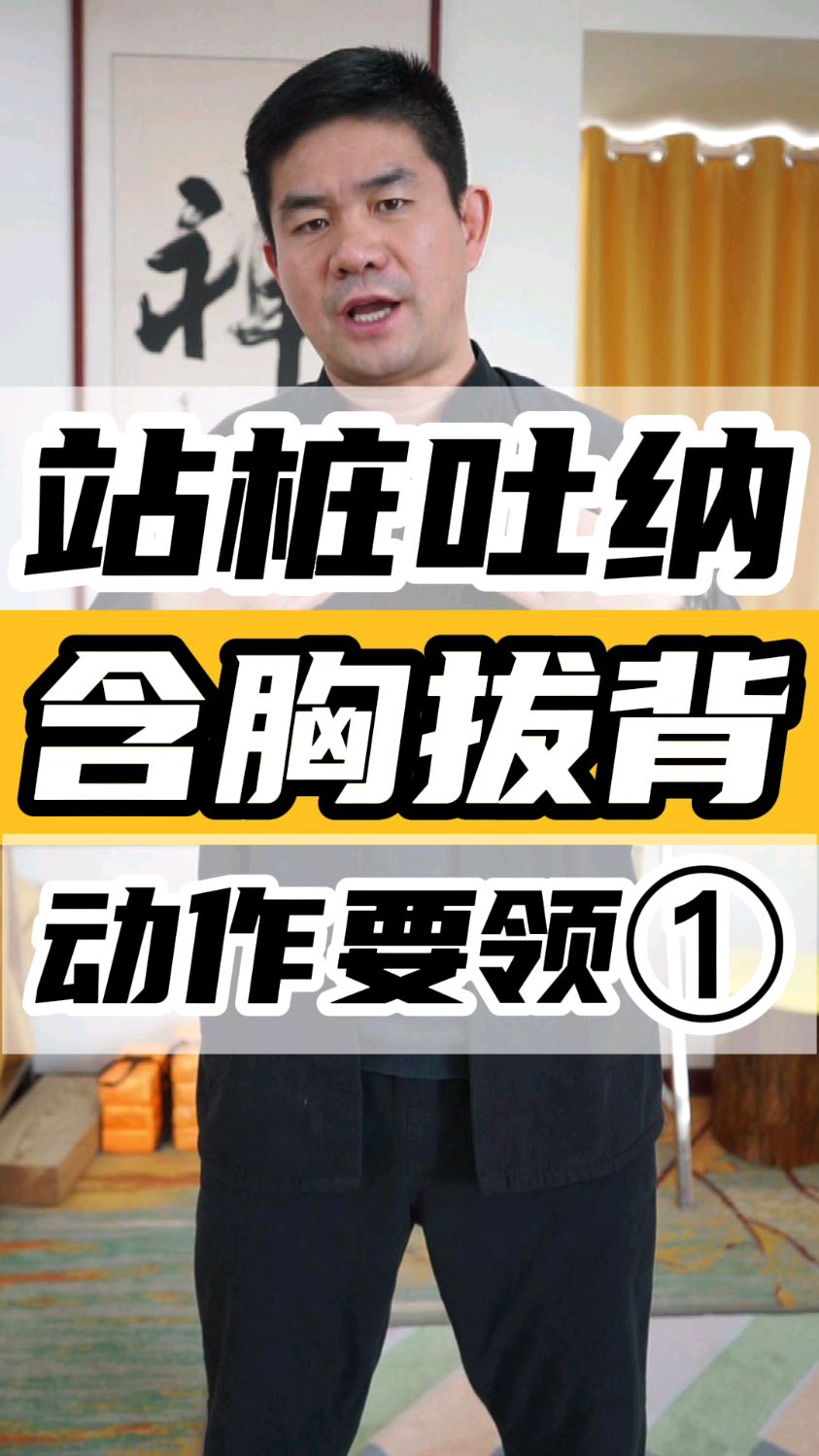 太极禅源洗髓功叶伟洗髓讲解吐纳的含胸拔背