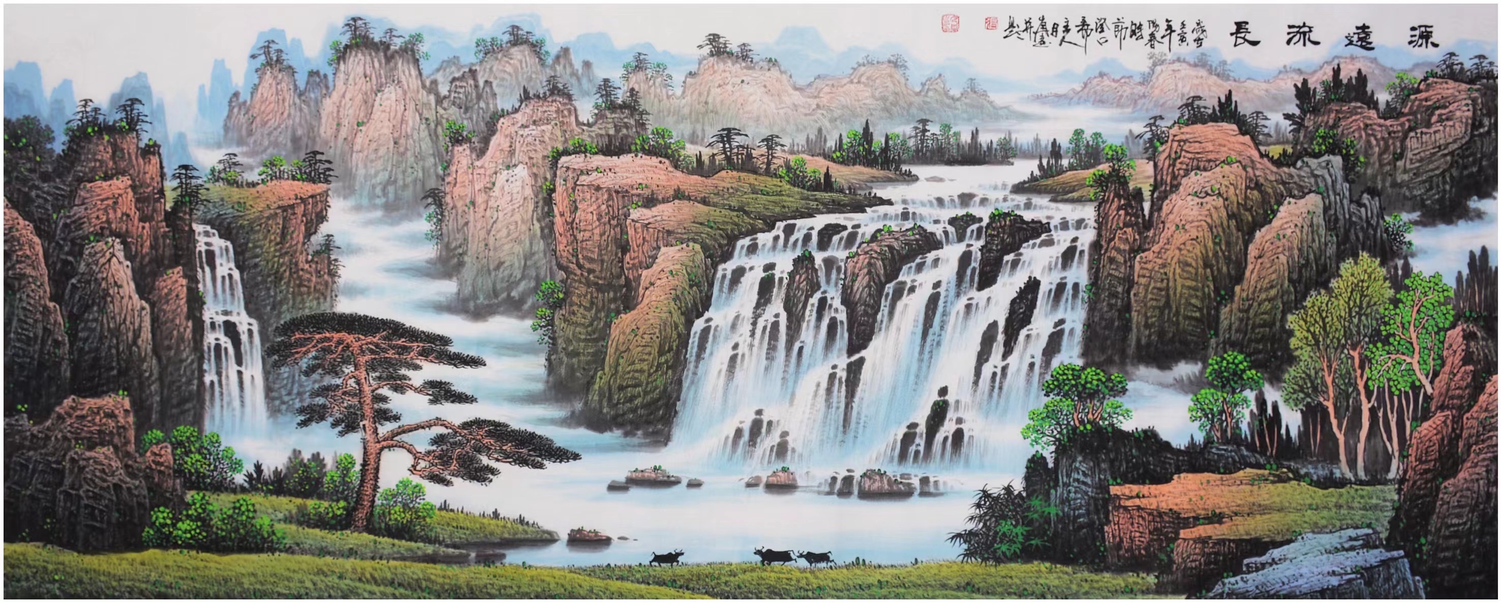 张月岗,叶阿林山水画,徐朝江书法作品集