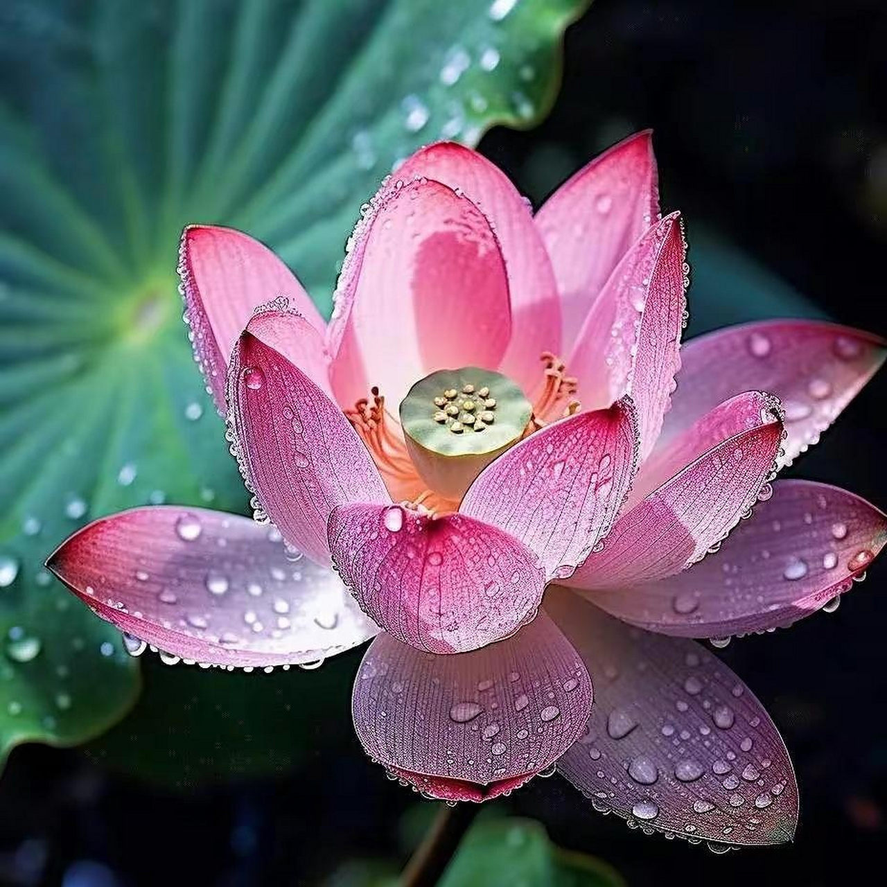 雨后的荷花97别有一番韵味909090 水珠滚滚97晶莹剔透90