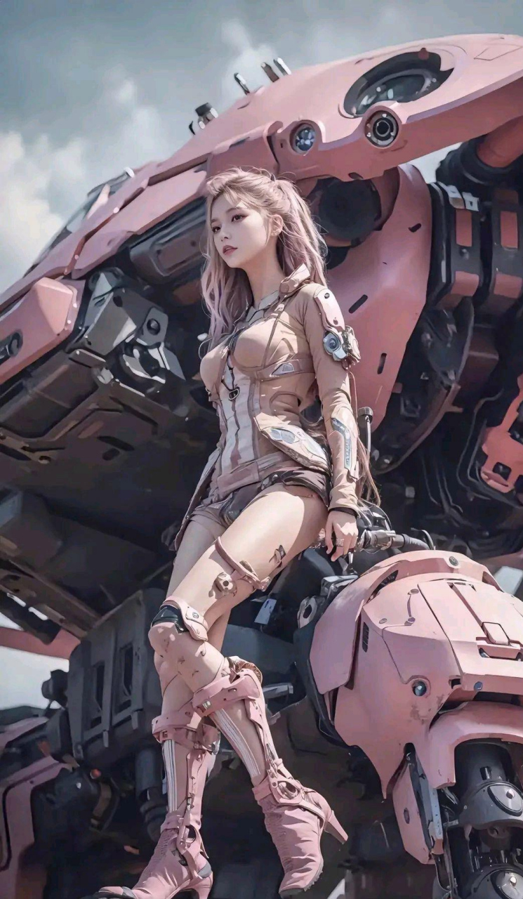 ai机甲女战士  这颜值很不错  身材高挑不矮胖