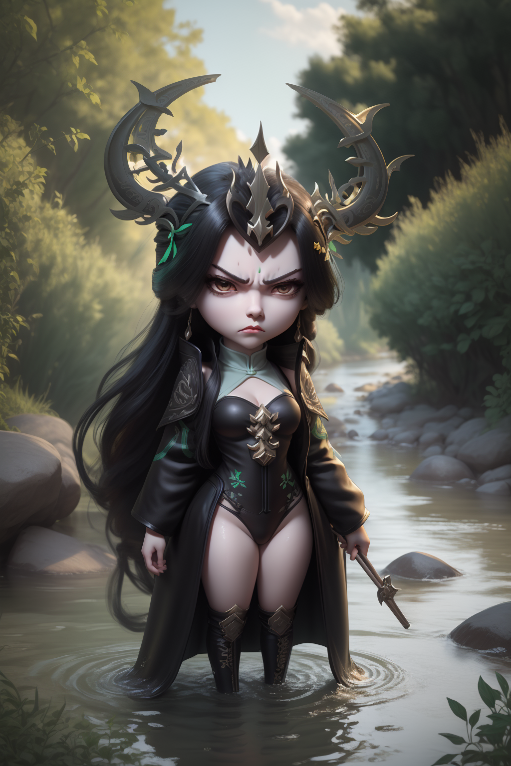 超可爱的q版柳神美图