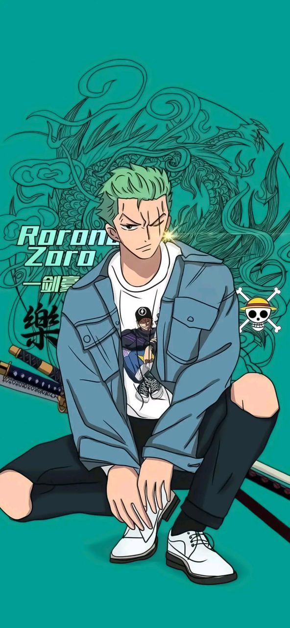 壁纸# #海贼王# 海贼王绿藻头索隆