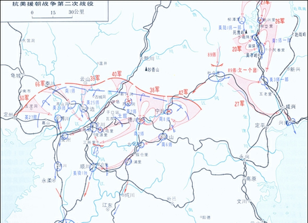 抗美援朝入朝路线图图片