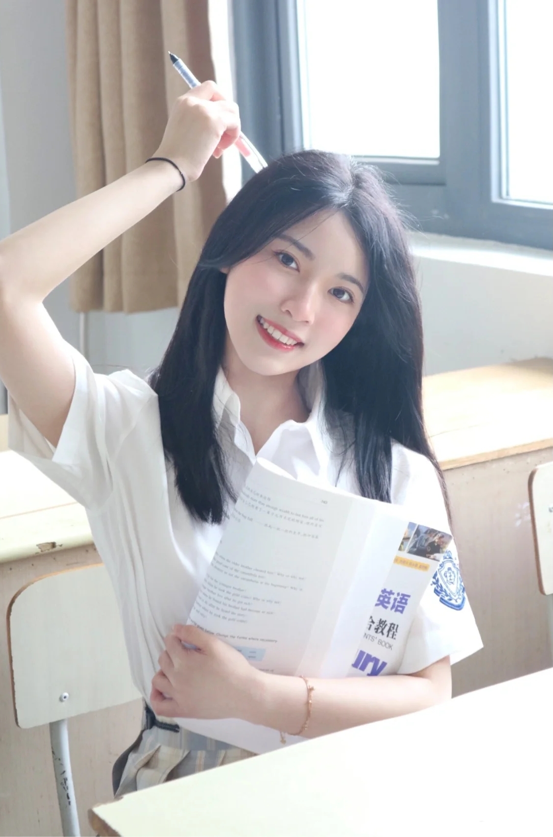 过完这个夏天我们就要说再见了,杭州师范大学女生校园写真