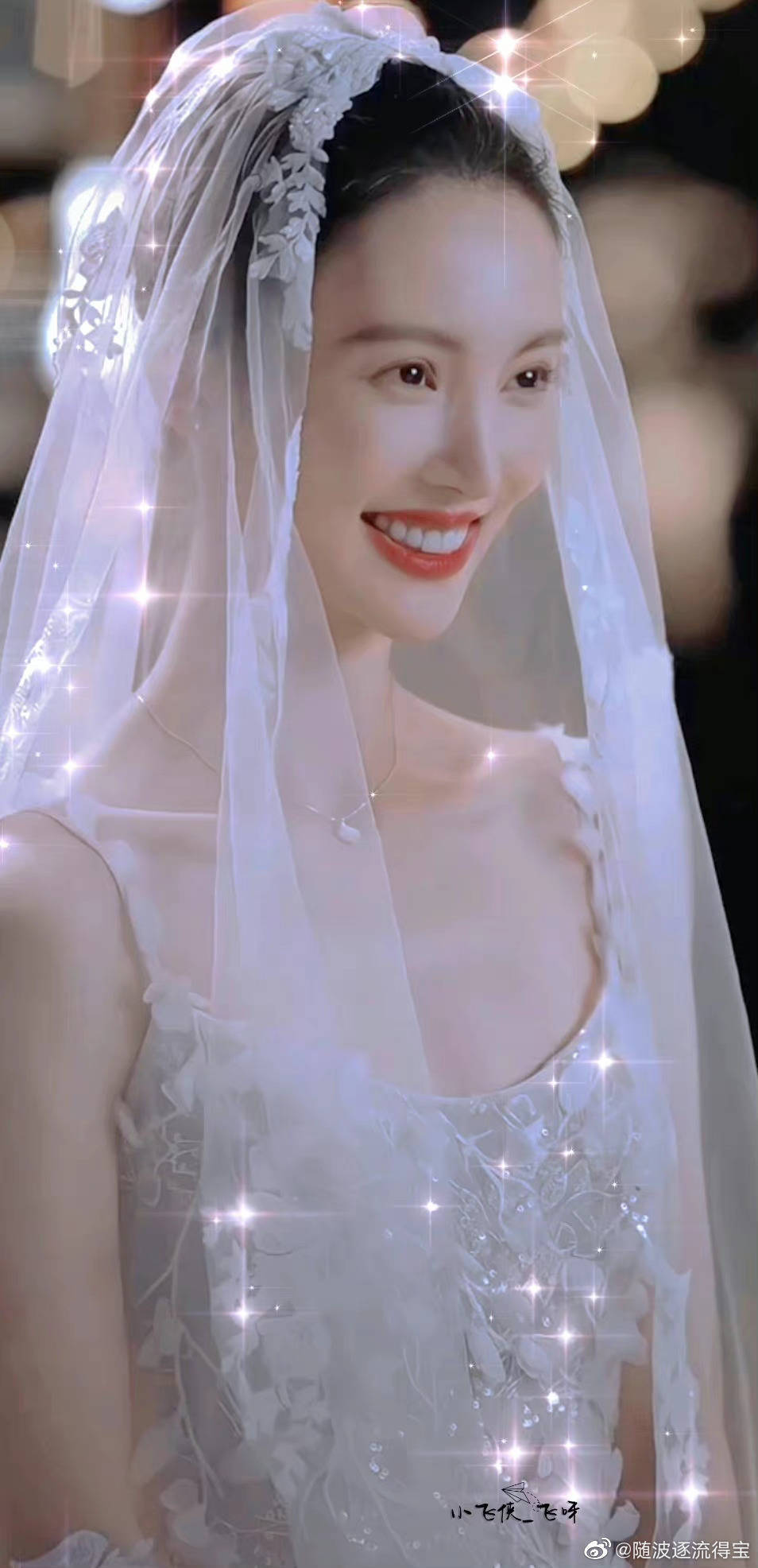 金晨罗娜炽道婚纱造型