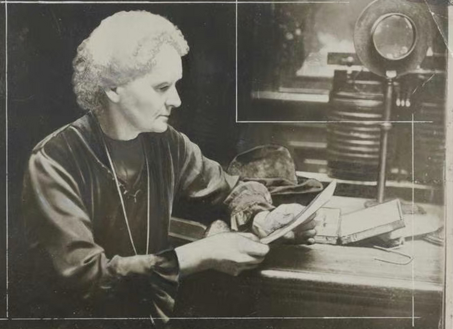 居里夫人在她的实验室,1927年 676767