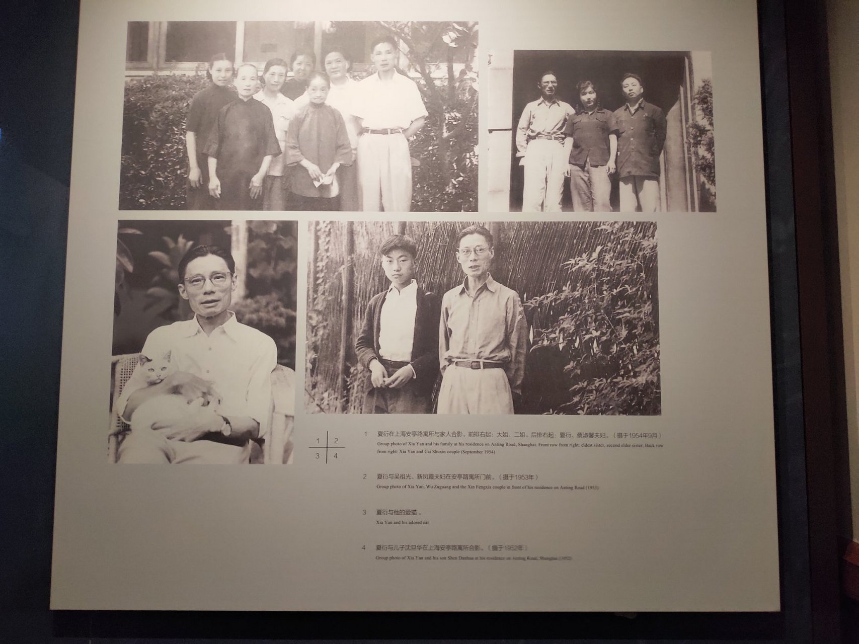 参观夏衍故居时发现他也是个爱猫之人,瞬间感觉亲切许多.