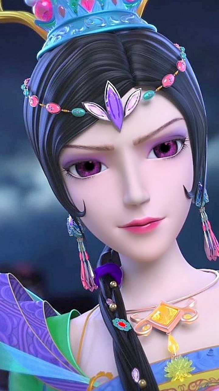 曼多拉动漫美图手机壁纸分享,她是叶罗丽仙境女王