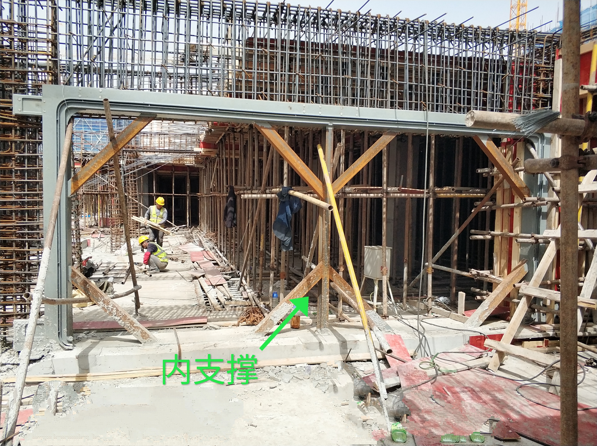 人防门门框固定支撑