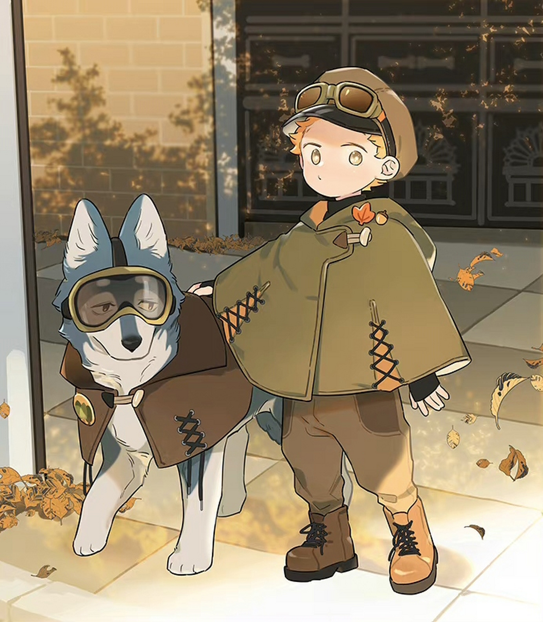 酷盖土豆[比心][比心]  画师:麻尾 #捡了东西的狼# #漫画