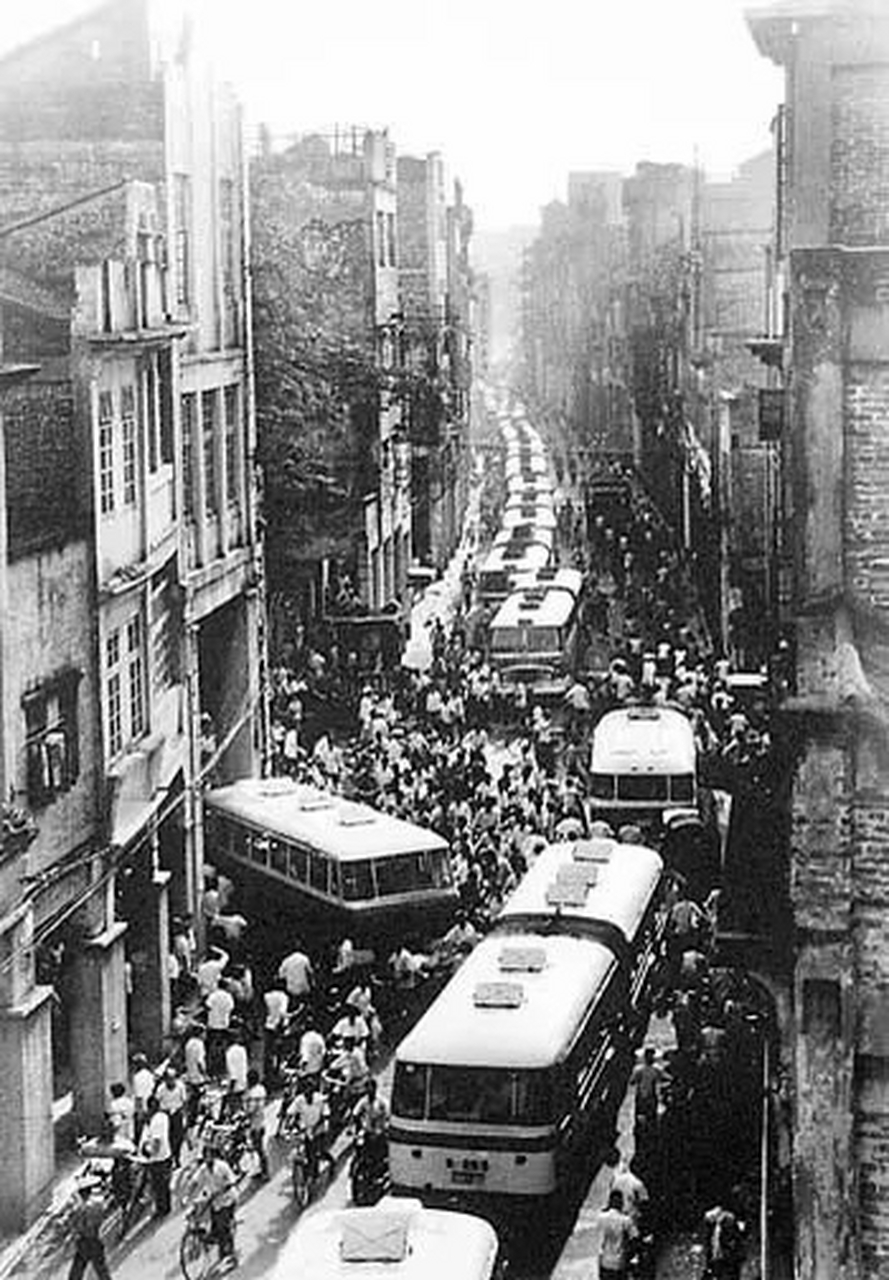 1983年,广东广州,曾经这里是是广州传统商业繁华地段