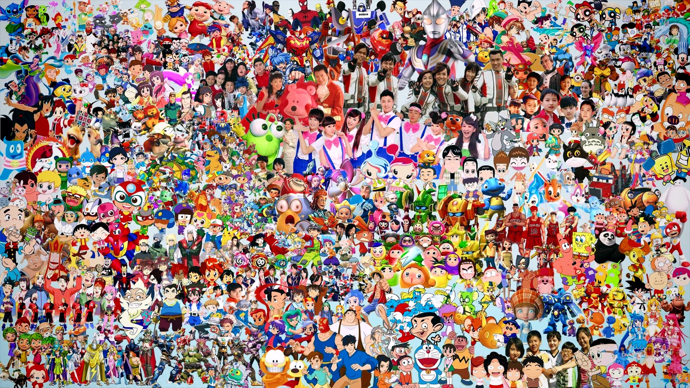 谁的童年动画全家福?#动漫