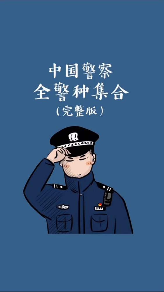 中国警察全警种集合,动漫漫画,动漫漫画,好看视频