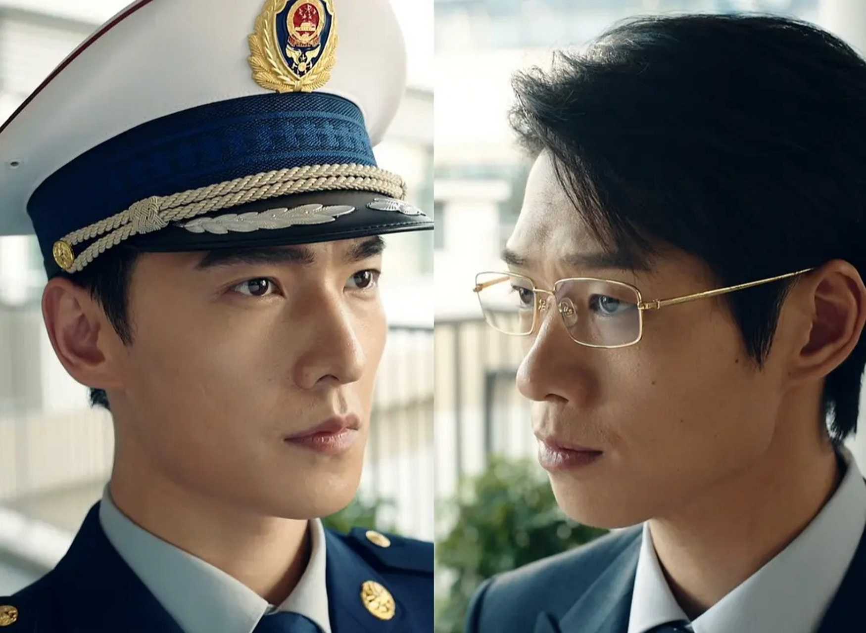 第一张看脸,杨洋碾压魏大勋,第二张看身材气质,魏大勋碾压杨洋