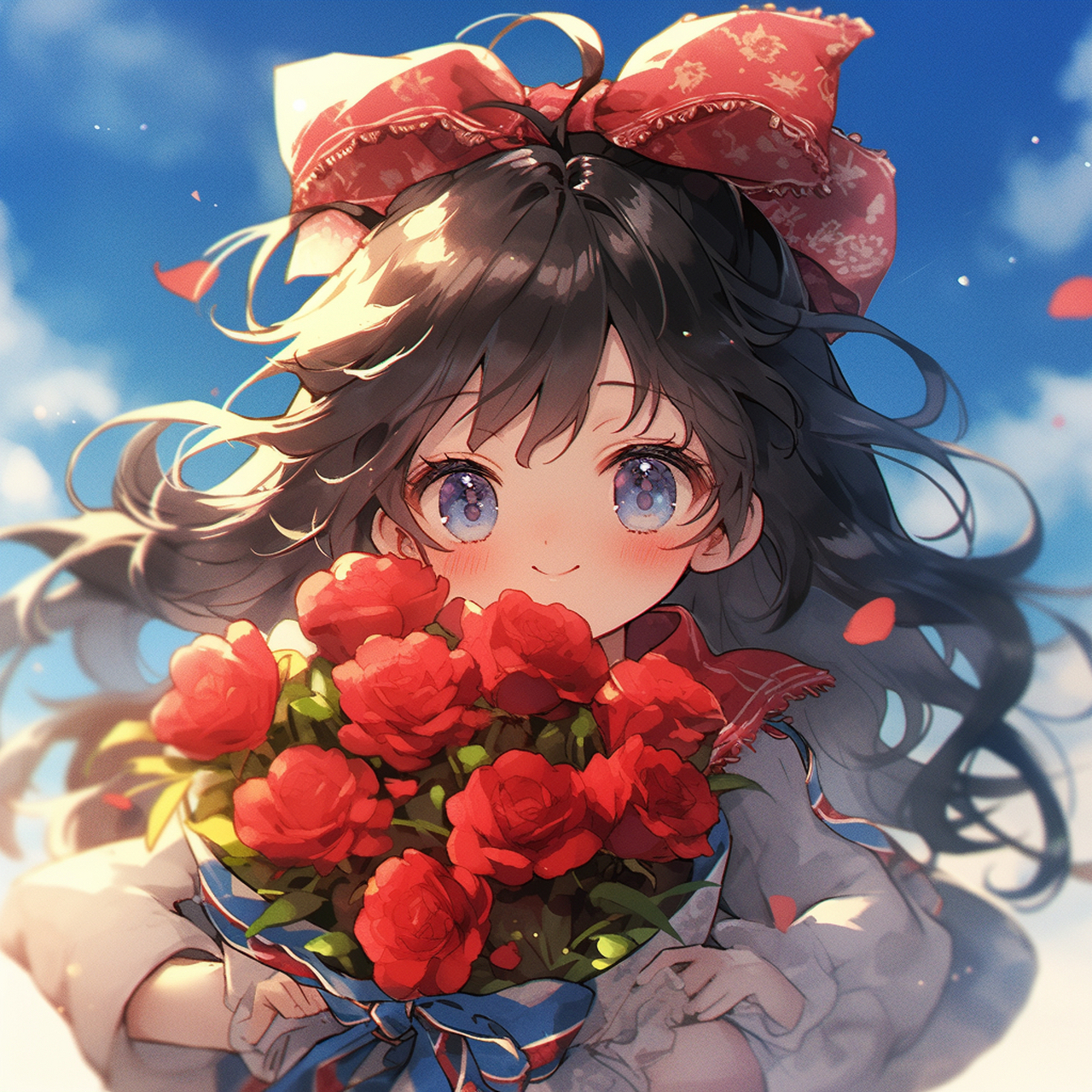 旧漫情头@你的那个他或她一起换玫瑰花头像 	 可爱浪漫情侣头像