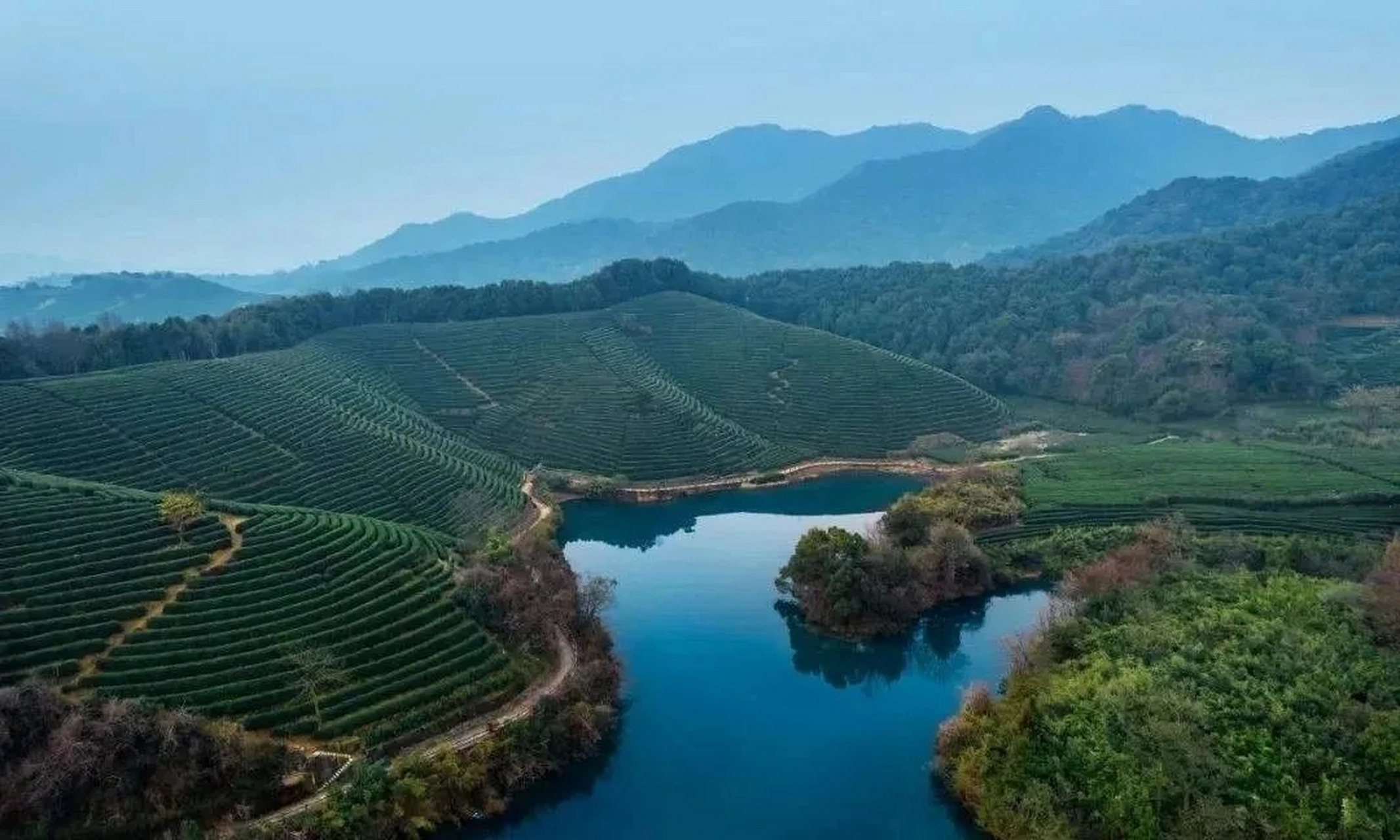 西湖龙坞茶镇,藏着山水的美好 居住在这里,没有都市的繁华, 却是离尘