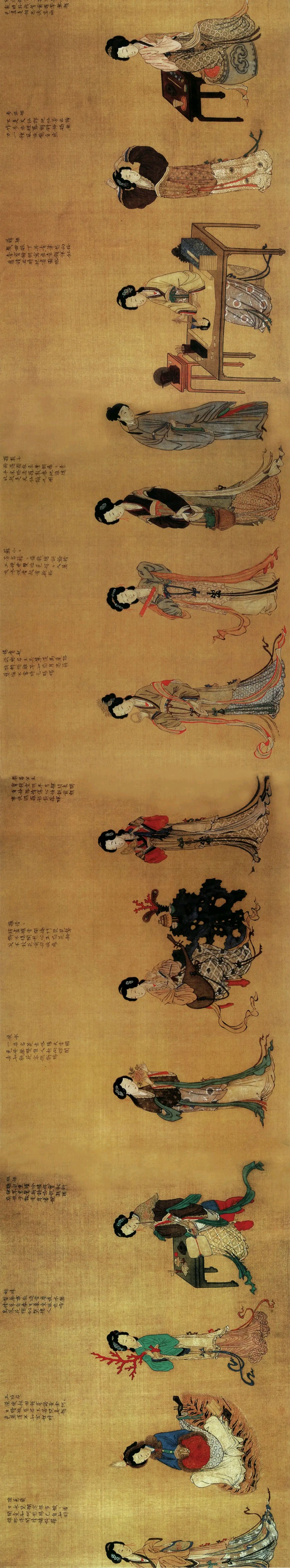 古画,高清超长卷:明 佚名《千秋绝艳图》