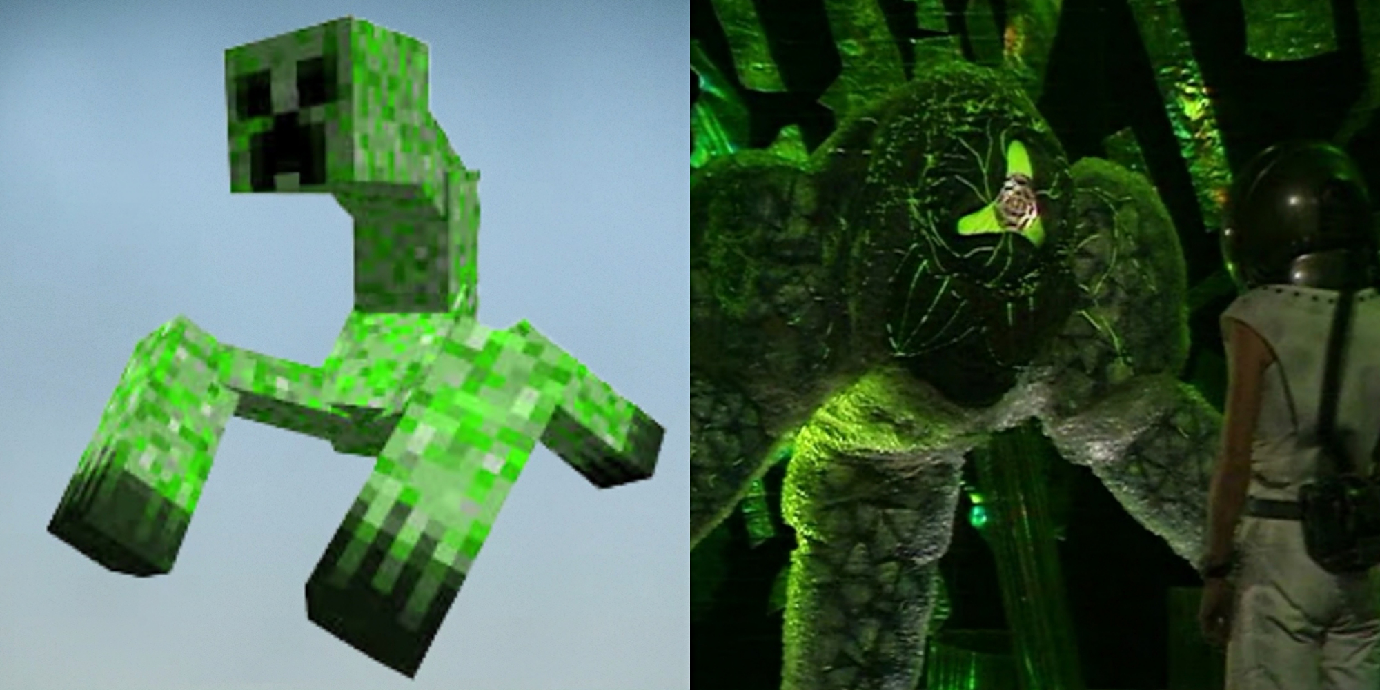 我的世界:模组生物在现实的写照,凶狠升级,玩家:像是看恐怖片