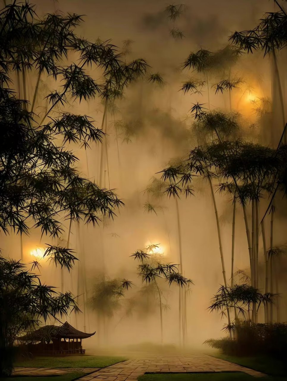 " 无才济苍生,竹林远栖遁 "#中国画# #竹子# #古风