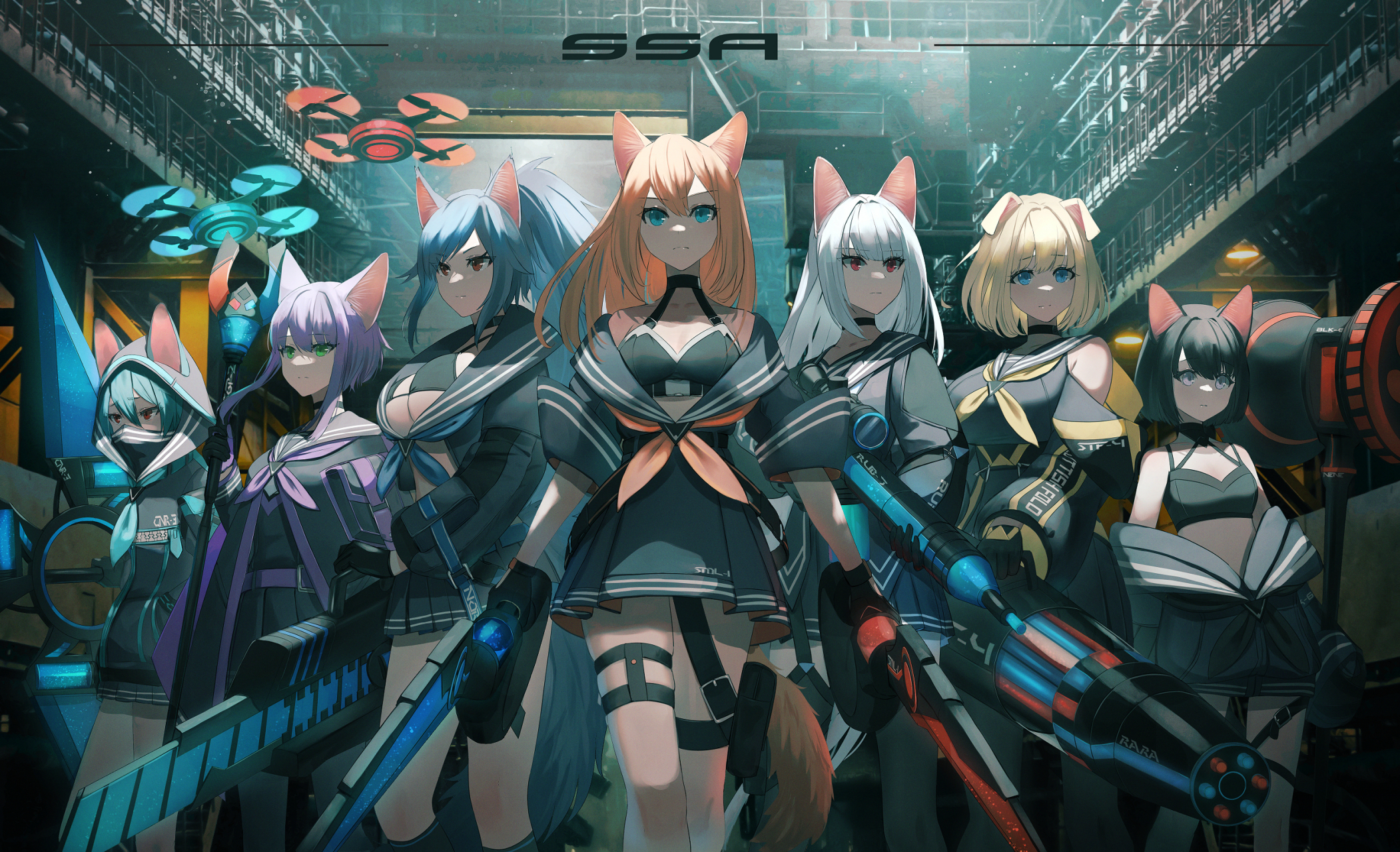 少女突击队,冲鸭 画师:ドルチェ@お仕事募集中