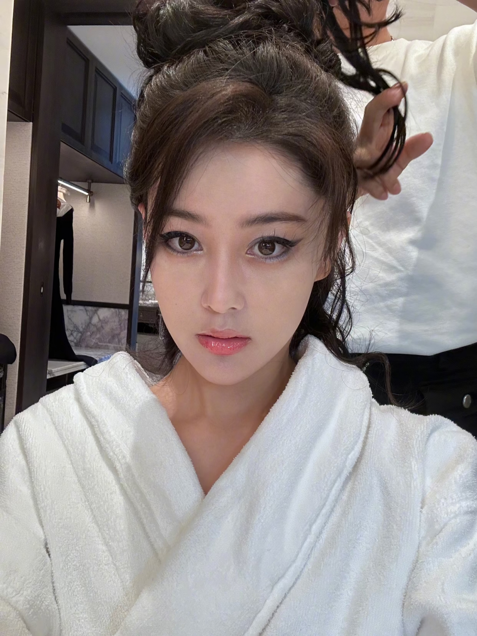 张馨予脸型真好#张馨予