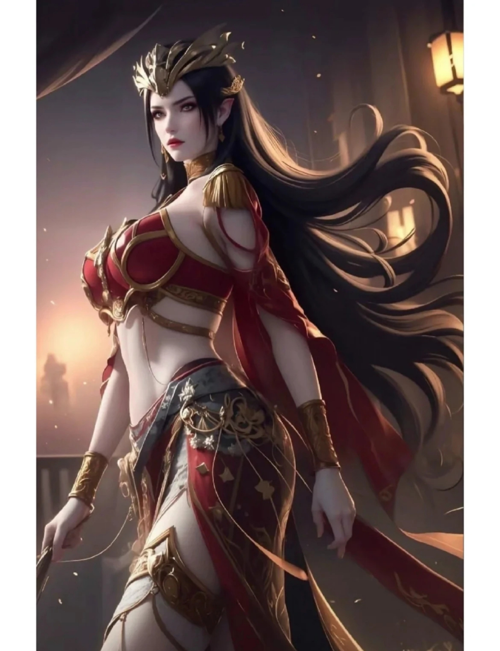 美图分享~~美杜莎,女王躺