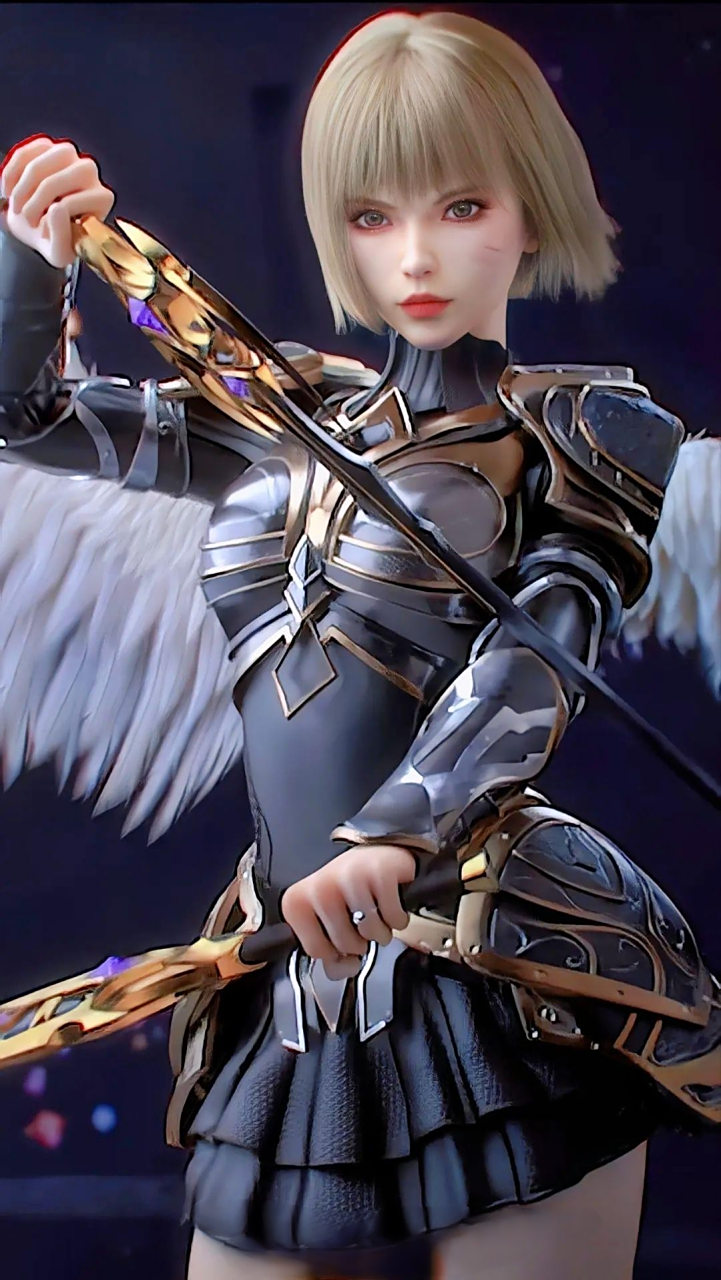 国漫女神# 天使右卫炙心#雄兵连# #壁纸