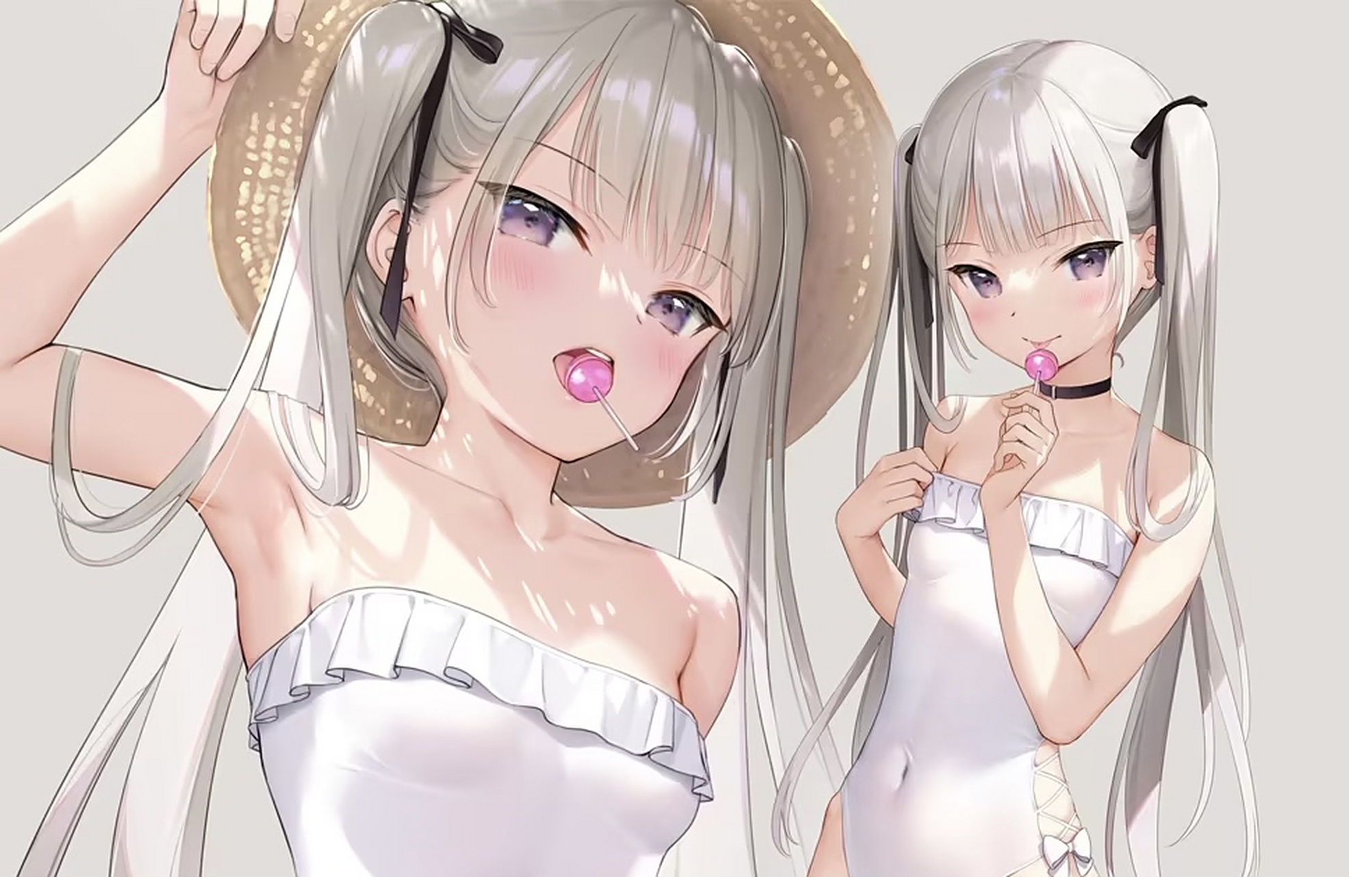 泳装萝莉,需要原图可私信发"原图"! 画师:mignon 画师id:24234