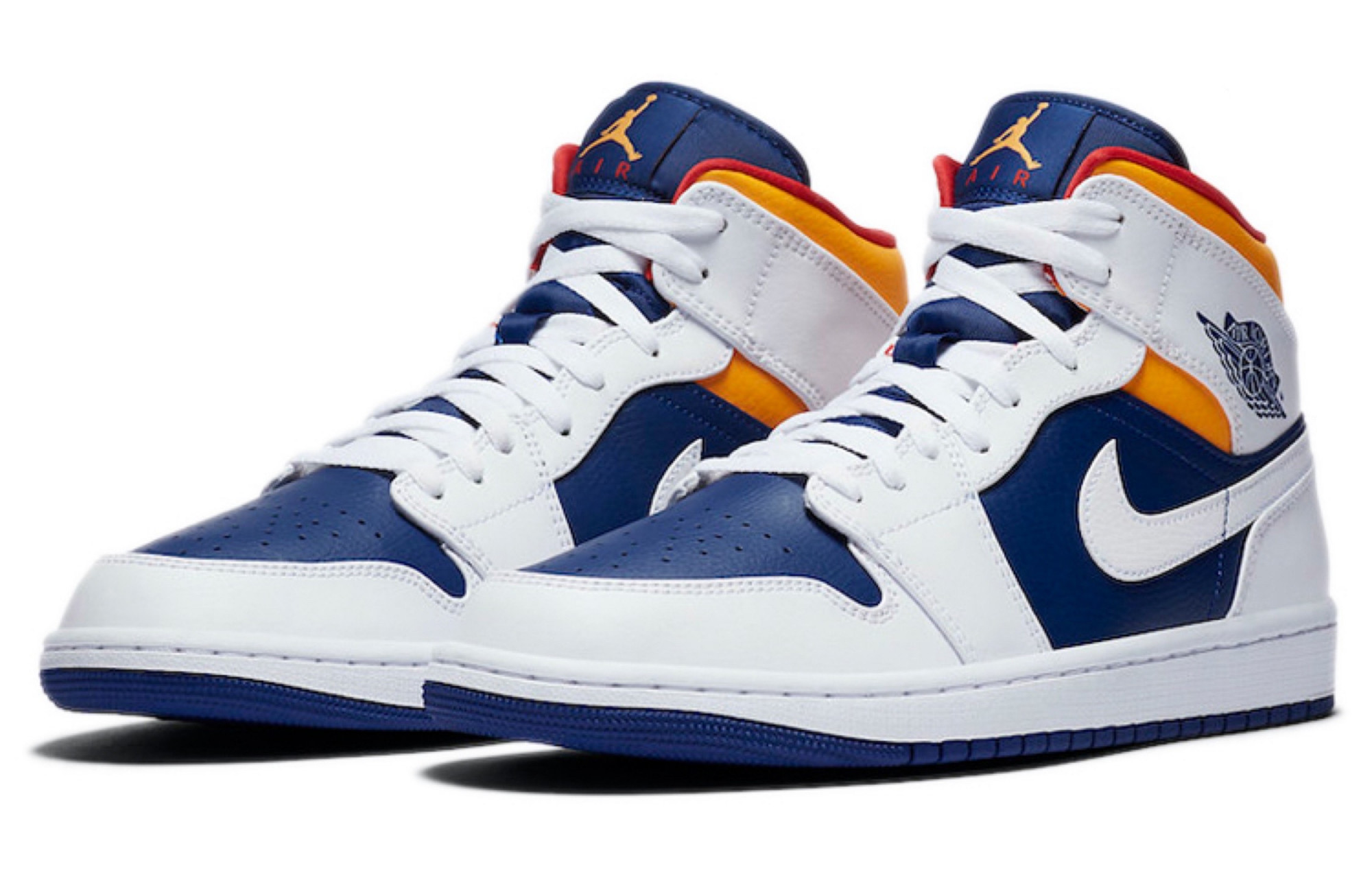 airjordan1mid白蓝黄