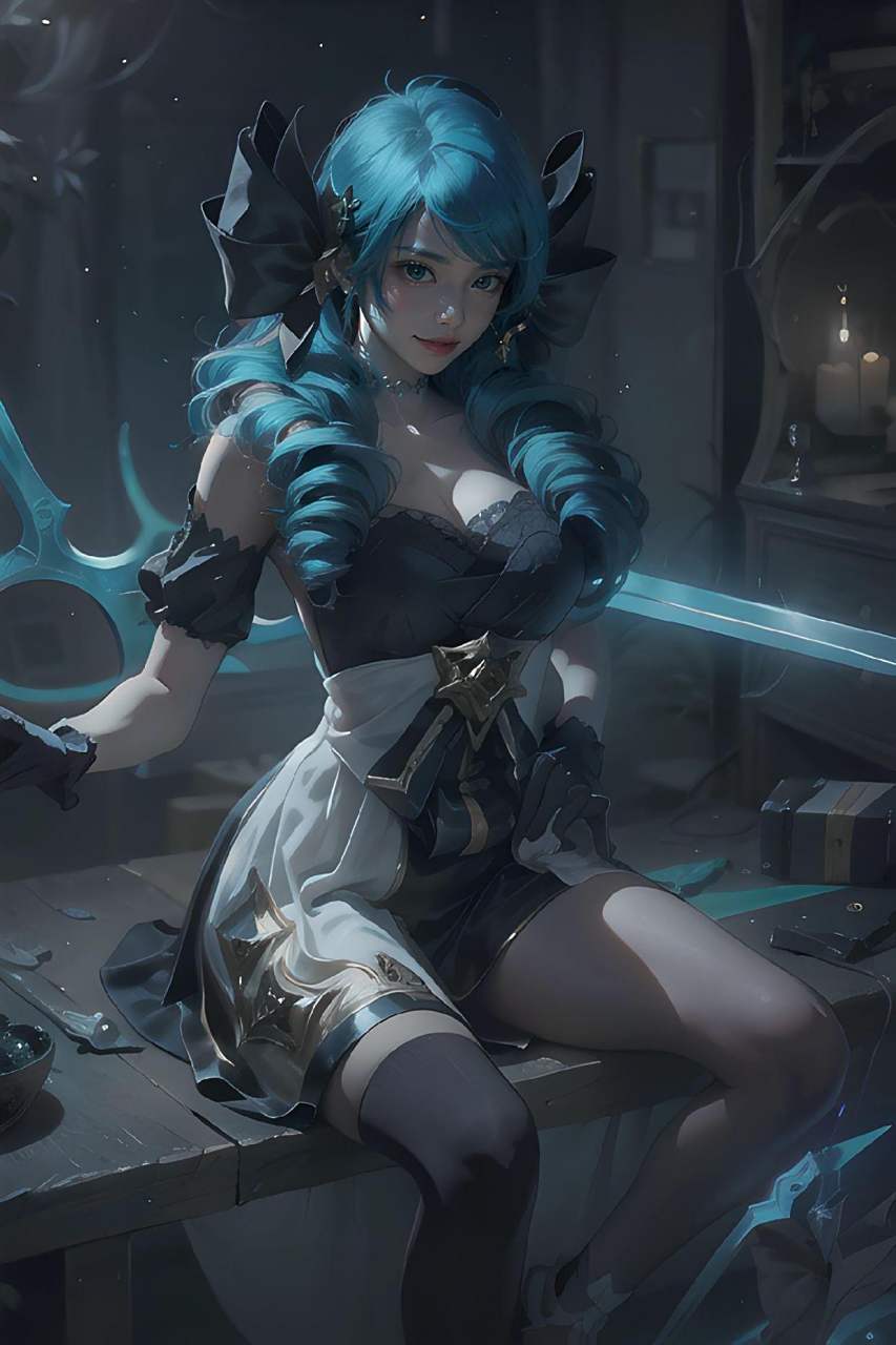 英雄联盟·格温这么可爱的女孩子不会有人不喜欢吧