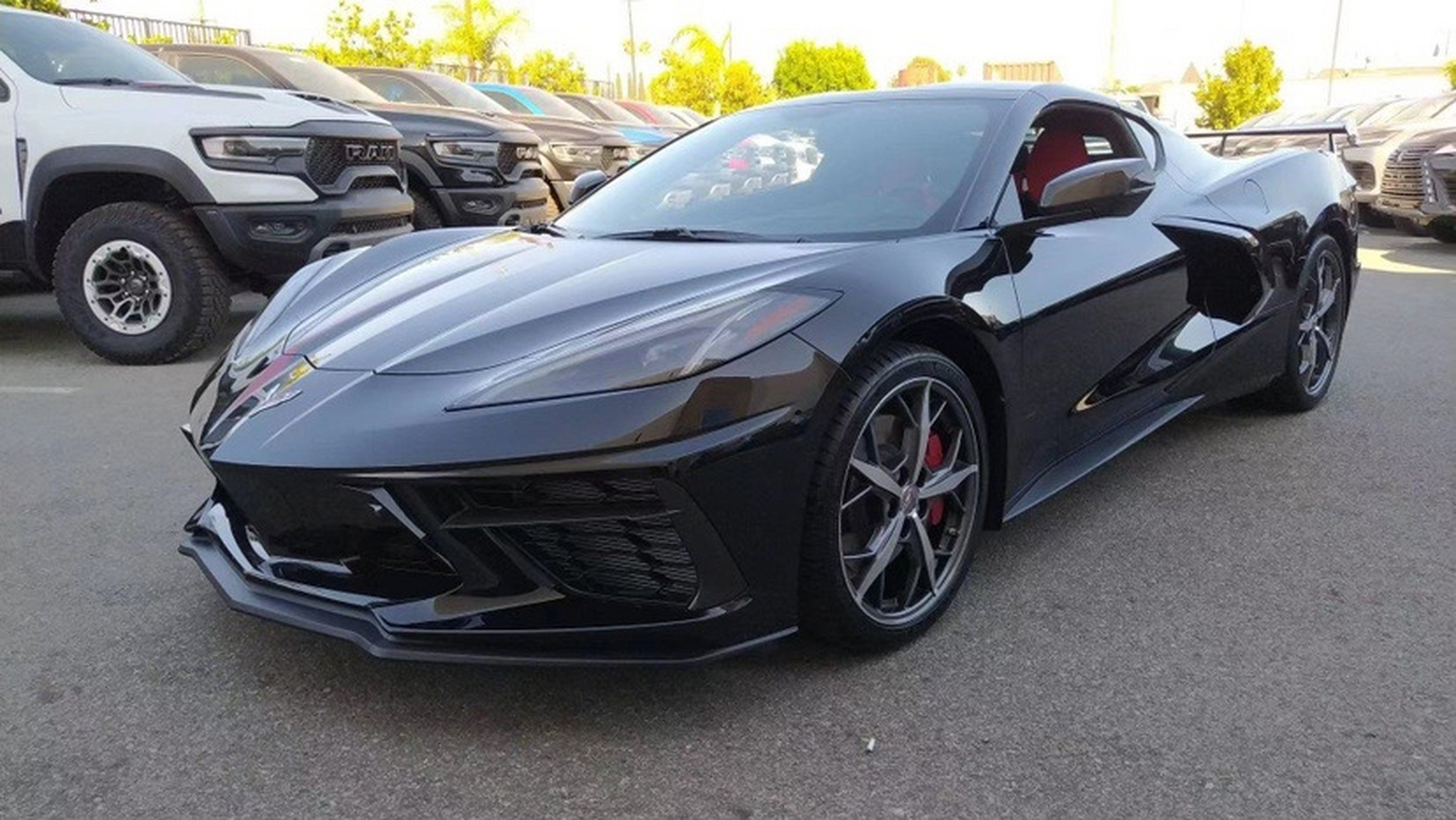 克尔维特c8平行进口跑车