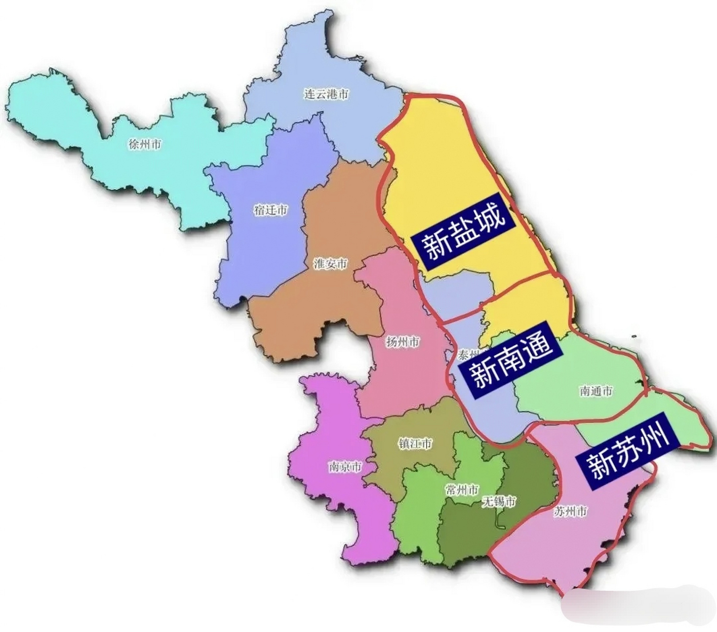 把海门并给苏州,就可以解决苏州没有机场的问题,具体建议如下:①南通