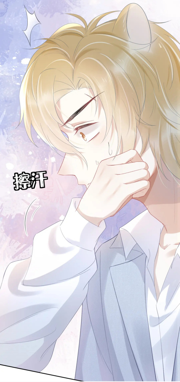 白黎给慕威擦汗,慕威受宠若惊,变成了炸毛的小狮子,小狮子脸红了[偷笑