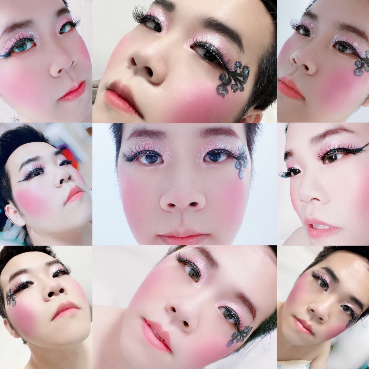 伪娘李丰姐姐_彩妆演出化妆造型图