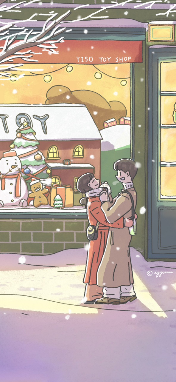 插画师:rsseau 的情侣日常 676767#插画