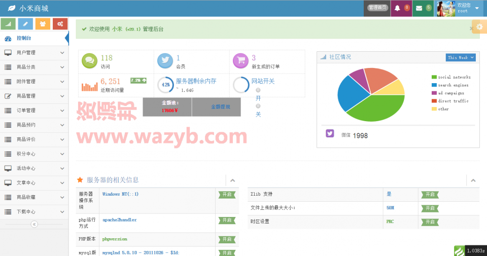 ThinkPHP内核开发仿小米商城网站源码_TP3.2.3框架开发仿小米在线商城系统PHP源码 ThinkPHP框架 第6张